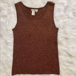 Coldwater Creek Knit Sleeveless Tank Top Sweater M